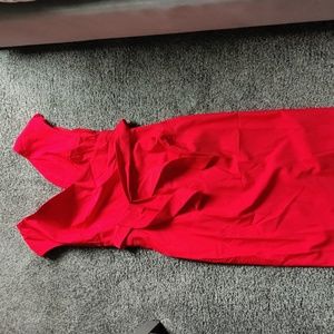 Red Vintage Style Dress